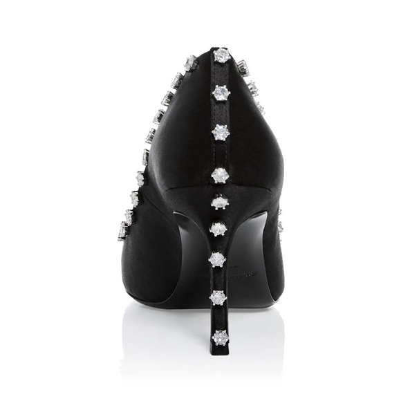 Alexander Wang Delphine 85 Crystal Stud Pump, Black Size 37.5 New + DustBag $895 - Picture 8 of 16